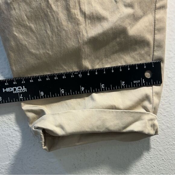 PIAZZA SEMPIONE MATILDE PANTS KHAKIS 44 us 10 tan capsule everyday cropped - Picture 4 of 14